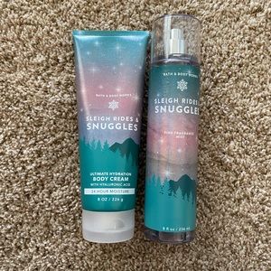 BBW Sleigh ride and snuggles 2pc set